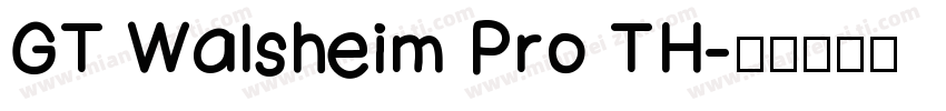 GT Walsheim Pro TH字体转换